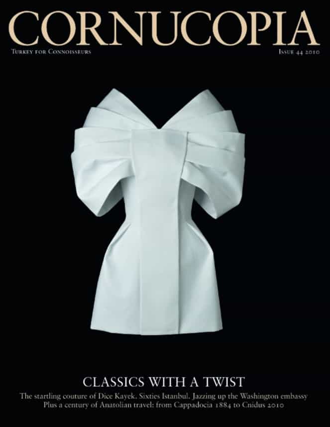 Dice Kayek gracing the cover of Cornucopia